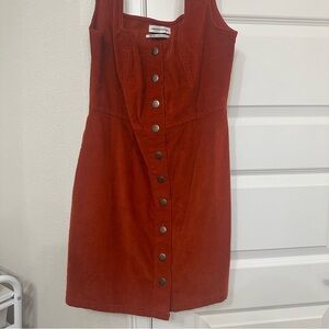 Urban Outfitters Fall Orange Dress